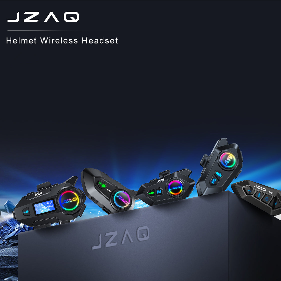 Motorcycle Helmet Helmet Headset & Helmet Bluetooth Intercom-JZAQ