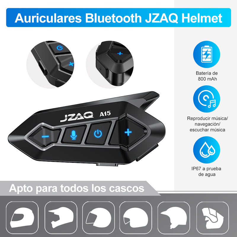 Intercomunicador Audífonos Para Casco De Motocicleta A15