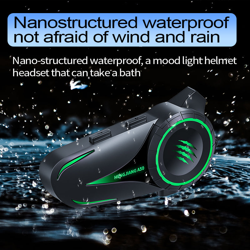 Motorcycle Helmet Bluetooth Headset,Outdoor Headset A50 – Motorcycle Helmet Helmet Headset & Helmet Bluetooth Intercom-JZAQ