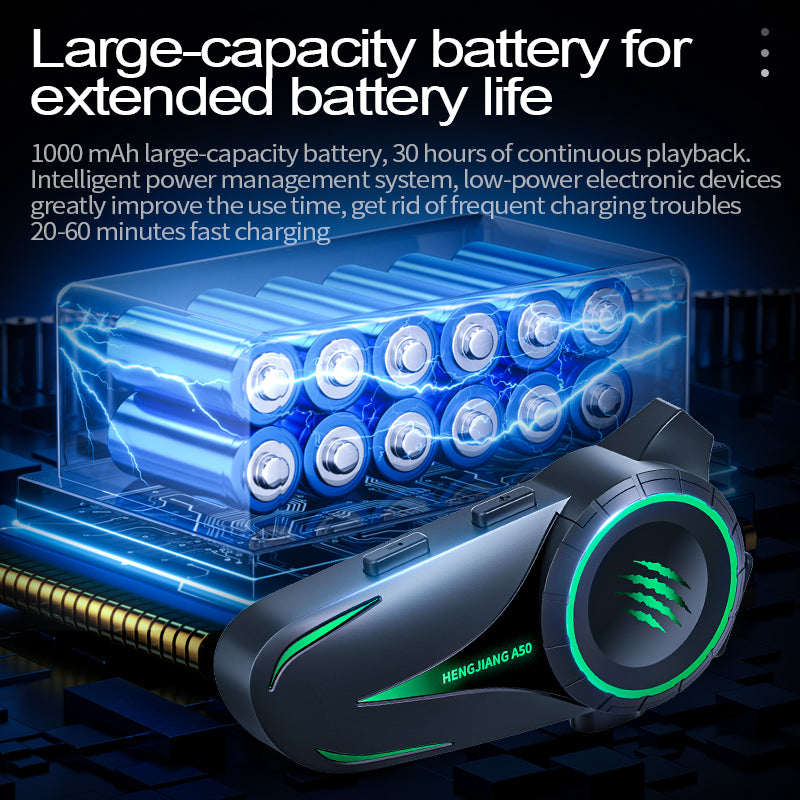 Motorcycle Helmet Bluetooth Headset,Outdoor Headset A50