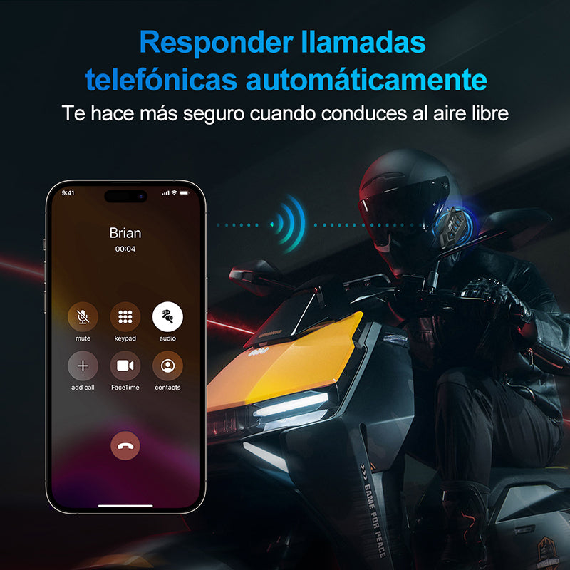 Intercomunicador Audífonos Para Casco De Motocicleta A15