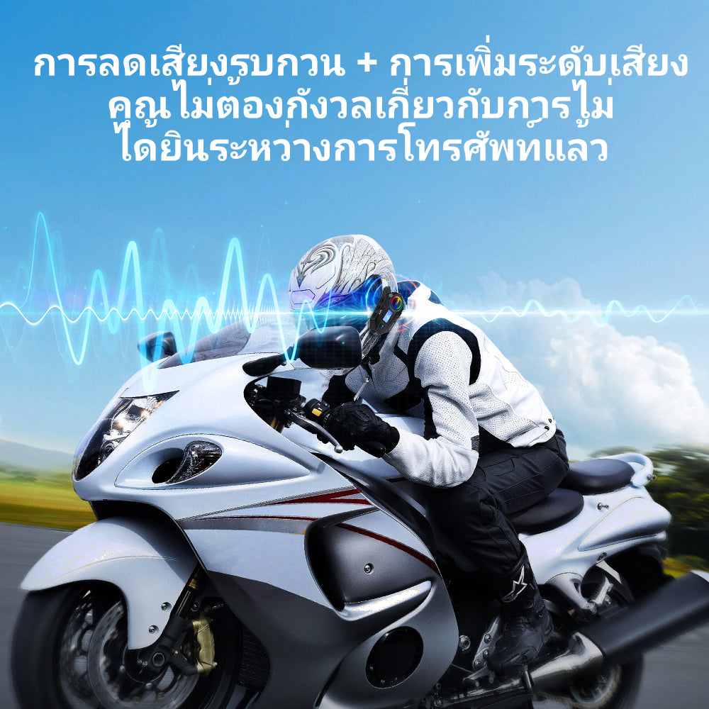 JZAQ หมวกกันน็อคมอเตอร์ไซค์ Bluetooth Intercom A25 LCD ไฟฉุกเฉิน1000mAh A28