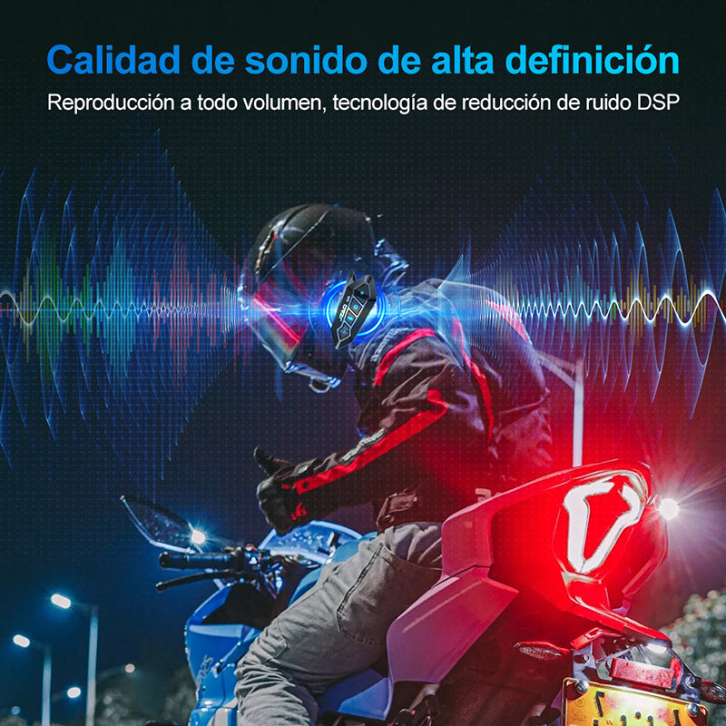 Intercomunicador Audífonos Para Casco De Motocicleta A15