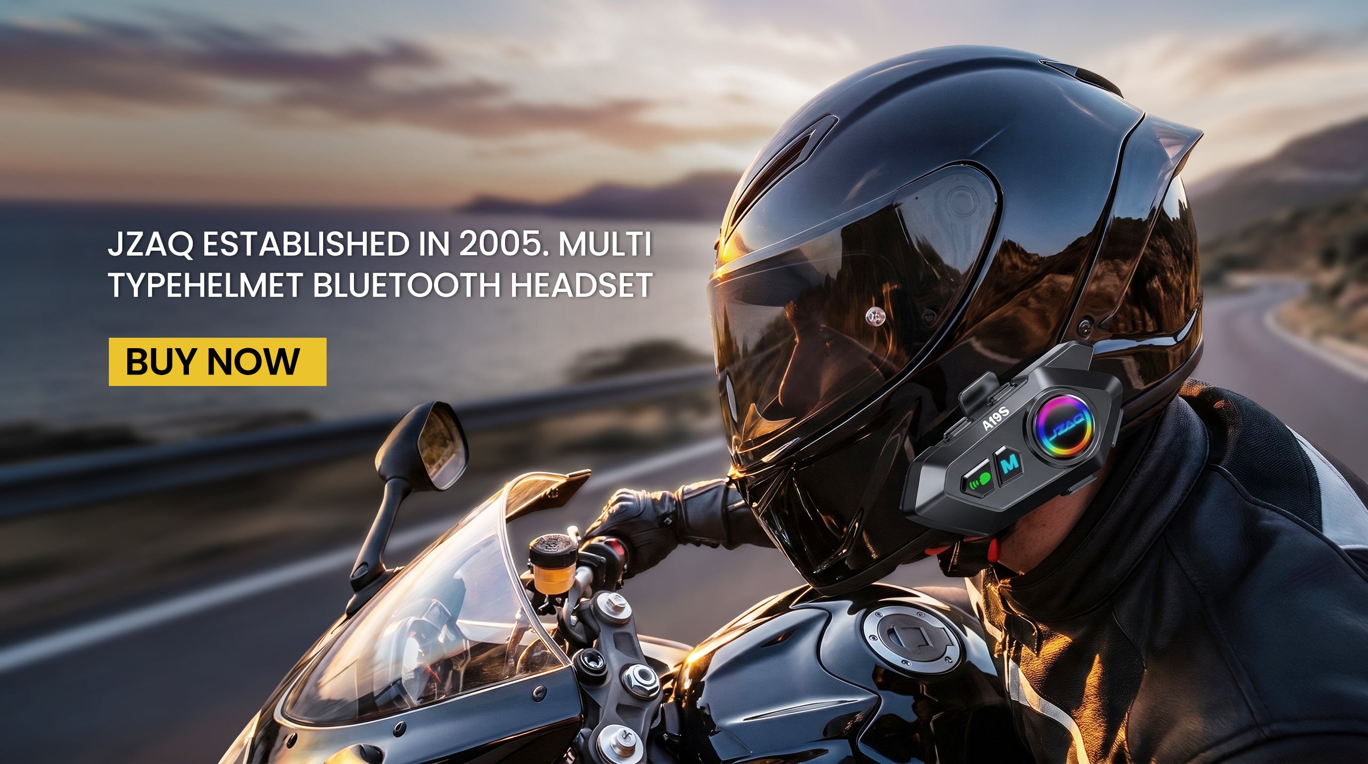 Motorcycle Helmet Helmet Headset & Helmet Bluetooth Intercom-JZAQ