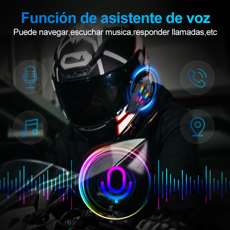 Intercomunicador Audifonos Bluetooth Para Casco De Moto A18