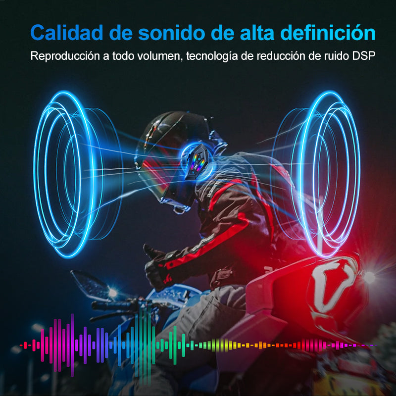 Intercomunicador Audifonos Bluetooth Para Casco De Moto A18