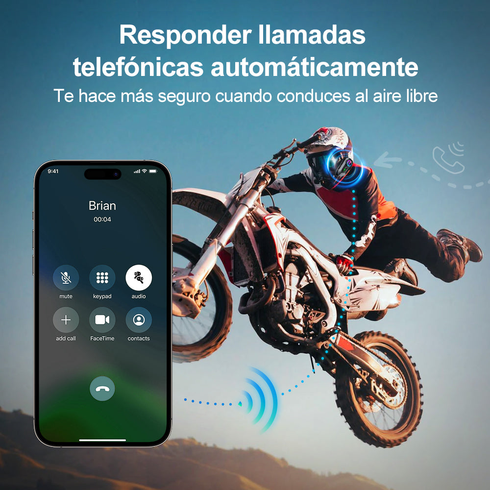 Intercomunicador Audífonos Para Casco De Motocicleta A25